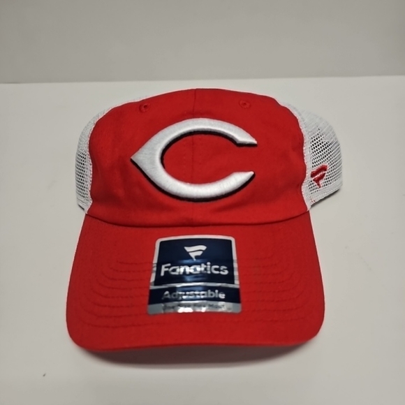 Cincinnati Reds Baseball Red White Adjustable Snapback Hat Cap New With Stickers - Picture 1 of 9